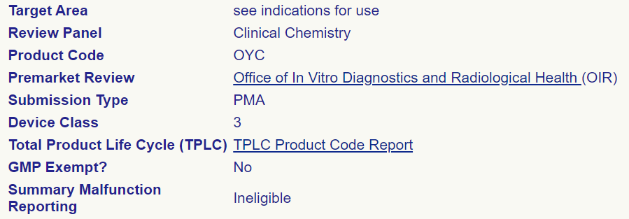 FDA Capture Details